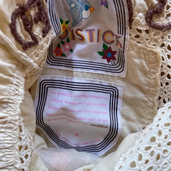 Vintage Joystick embroidered dress~ - Picture 3 of 7